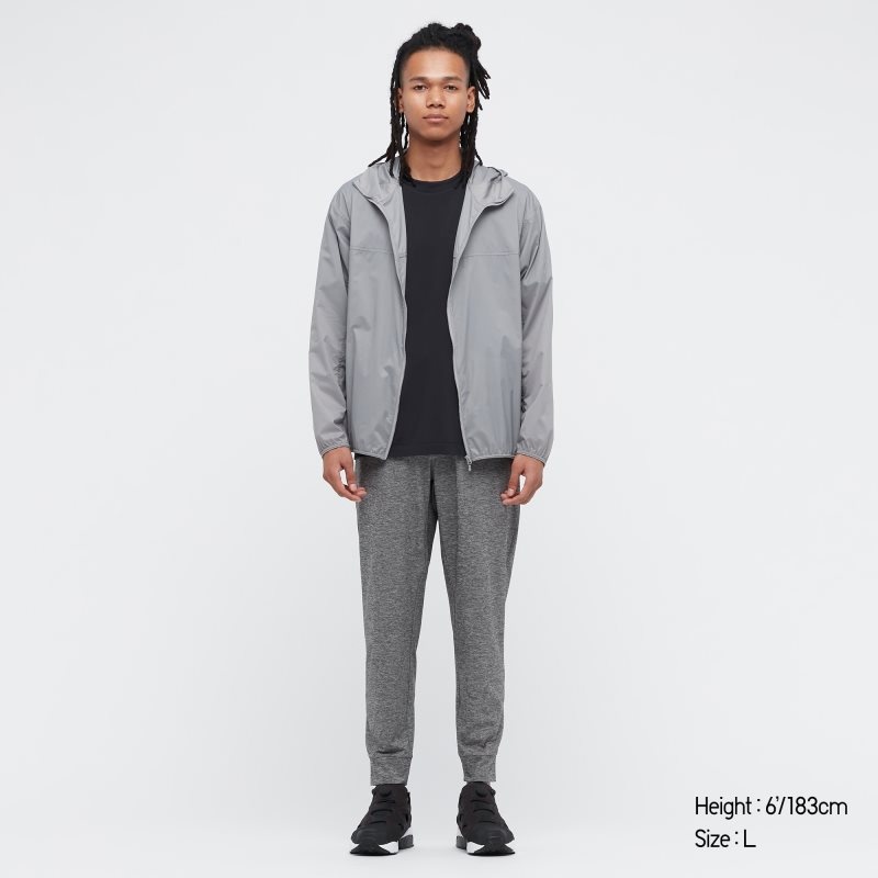 Black Men Uniqlo Ultra Stretch Active Jogger | USA CGVYI-7341