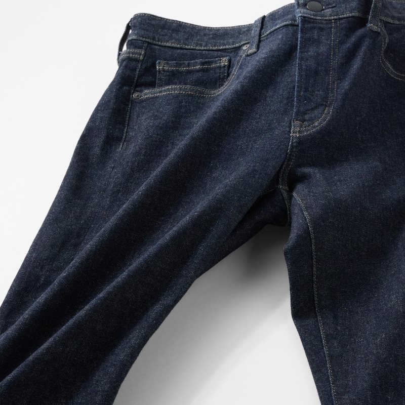 Black Men Uniqlo Ultra Stretch Skinny-fit Jeans | USA CZETL-3485