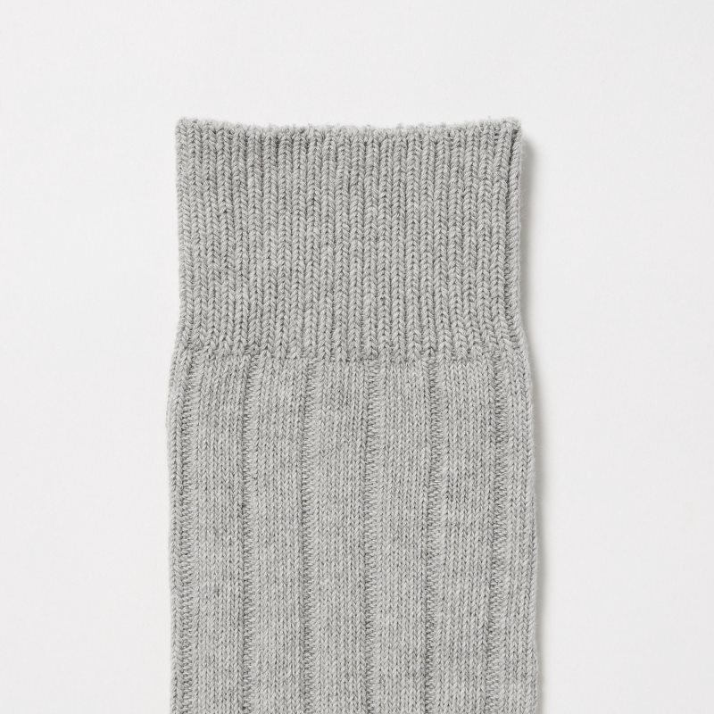 Black Men Uniqlo Wide-ribbed Socks | USA SKTBI-3419