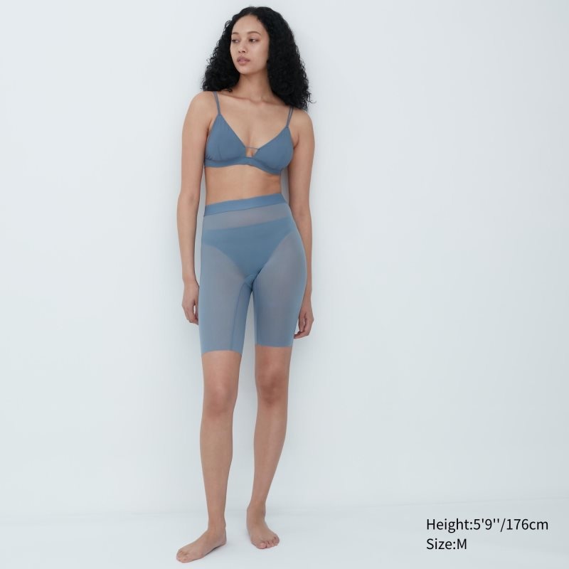 Black Women Uniqlo Body Shaper Non-lined Half (Mame Kurogouchi) Shorts | USA XFQEO-3782