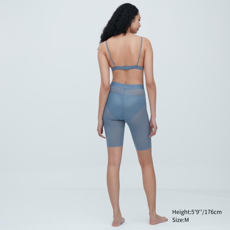 Black Women Uniqlo Body Shaper Non-lined Half (Mame Kurogouchi) Shorts | USA XFQEO-3782