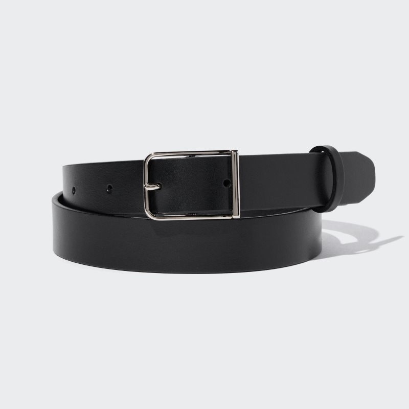 Black Women Uniqlo Clean Belts | USA WSQUC-3459