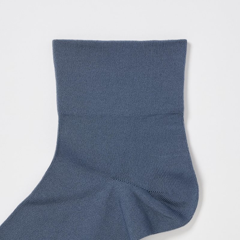 Black Women Uniqlo Crew Tapered (3 Pairs) Socks | USA ZWOPY-4125