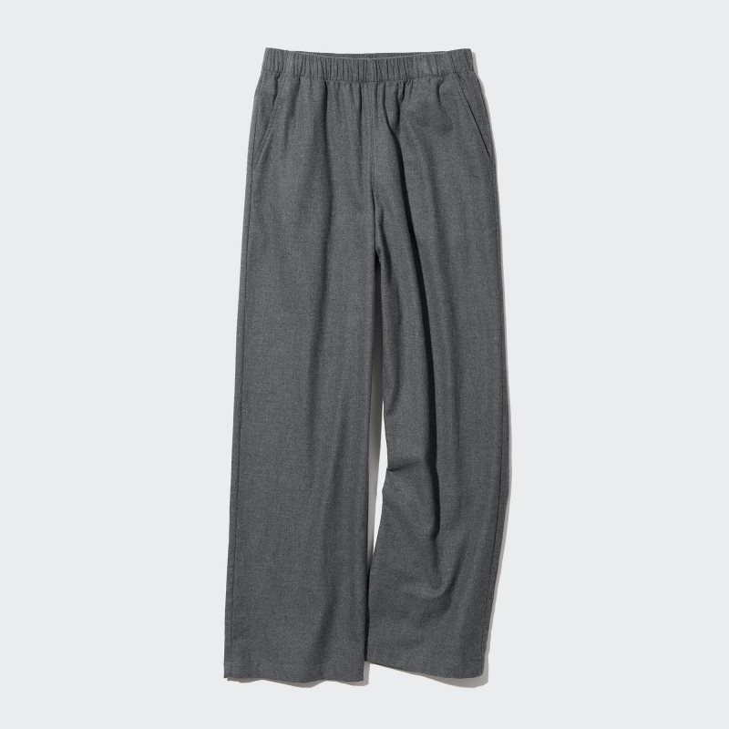 Black Women Uniqlo Flannel Pants | USA ICMQR-3267