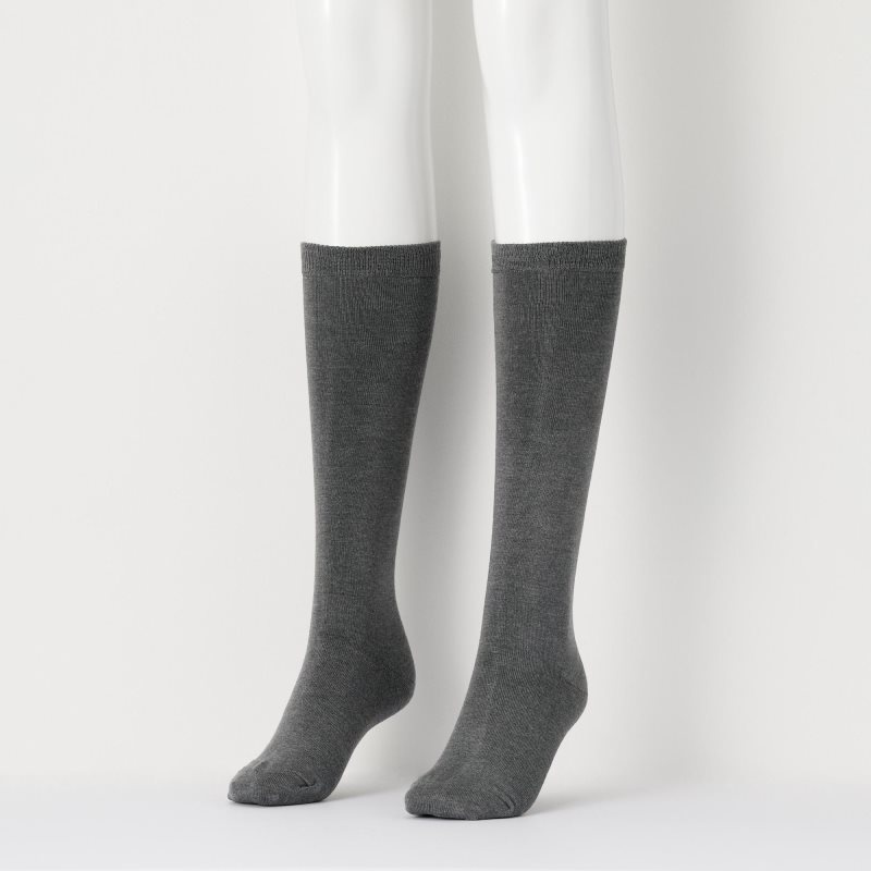 Black Women Uniqlo Heattech Knee High Socks | USA BKRJO-6357