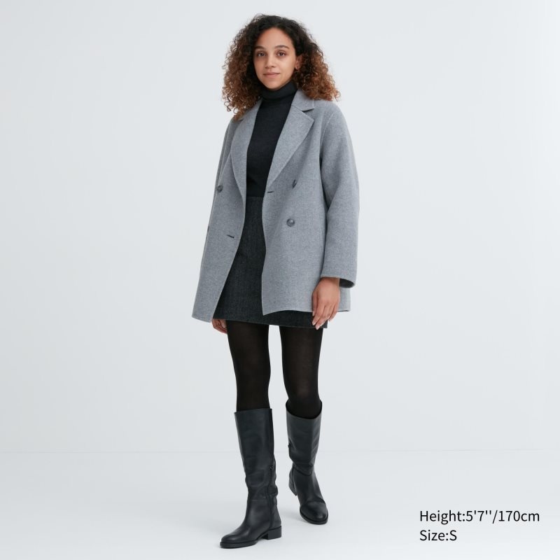 Black Women Uniqlo Heattech Knitted Tight | USA FRDEJ-6097