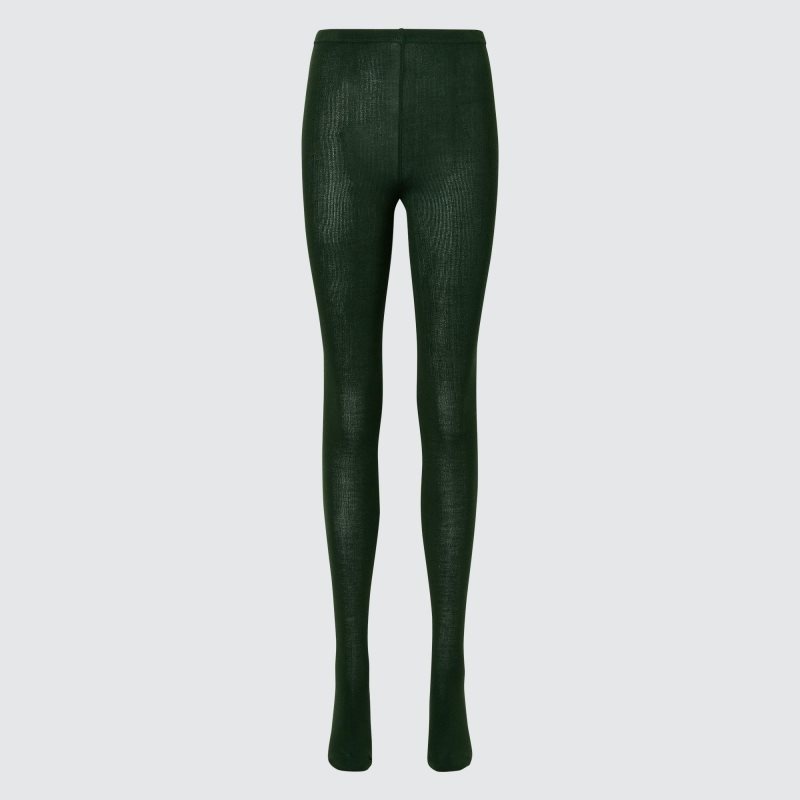 Black Women Uniqlo Heattech Knitted Tight | USA FRDEJ-6097