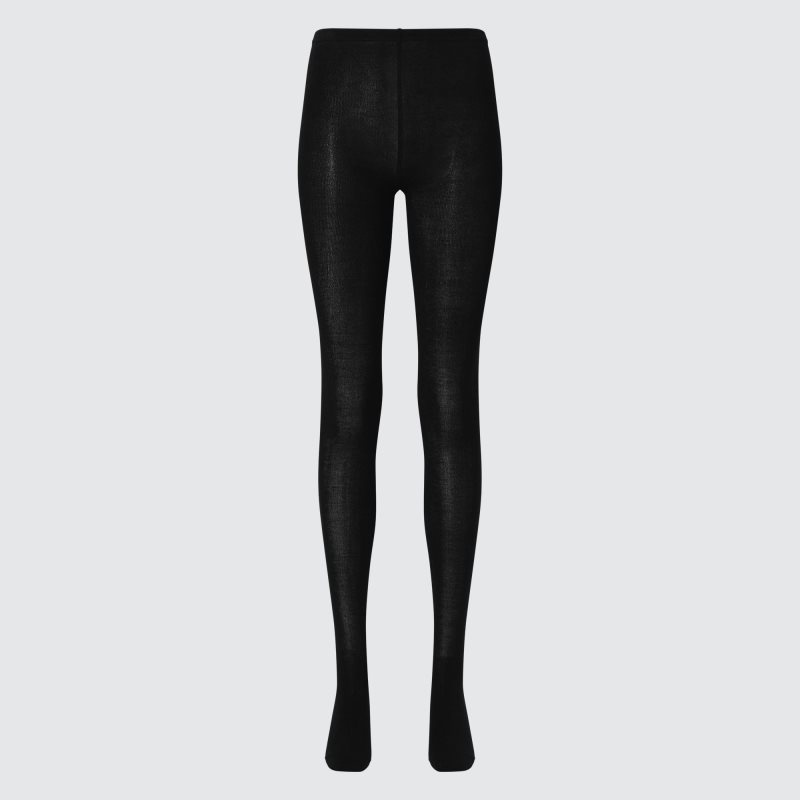 Black Women Uniqlo Heattech Knitted Tight | USA FRDEJ-6097