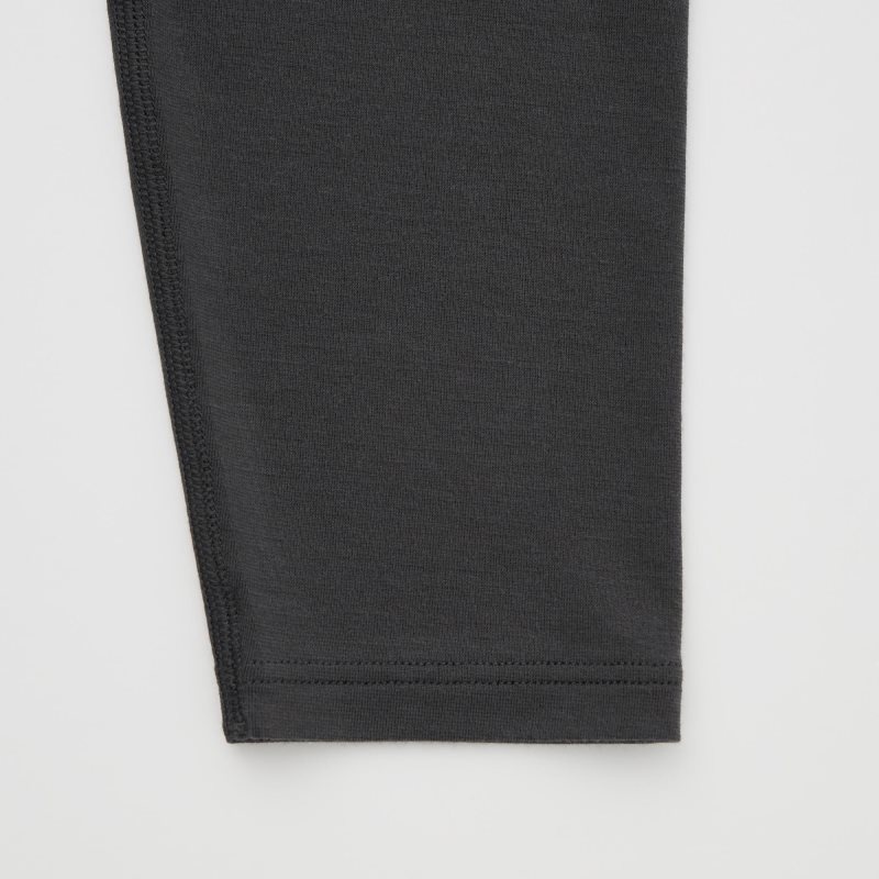 Black Women Uniqlo Heattech Leggings | USA VLQSB-2486