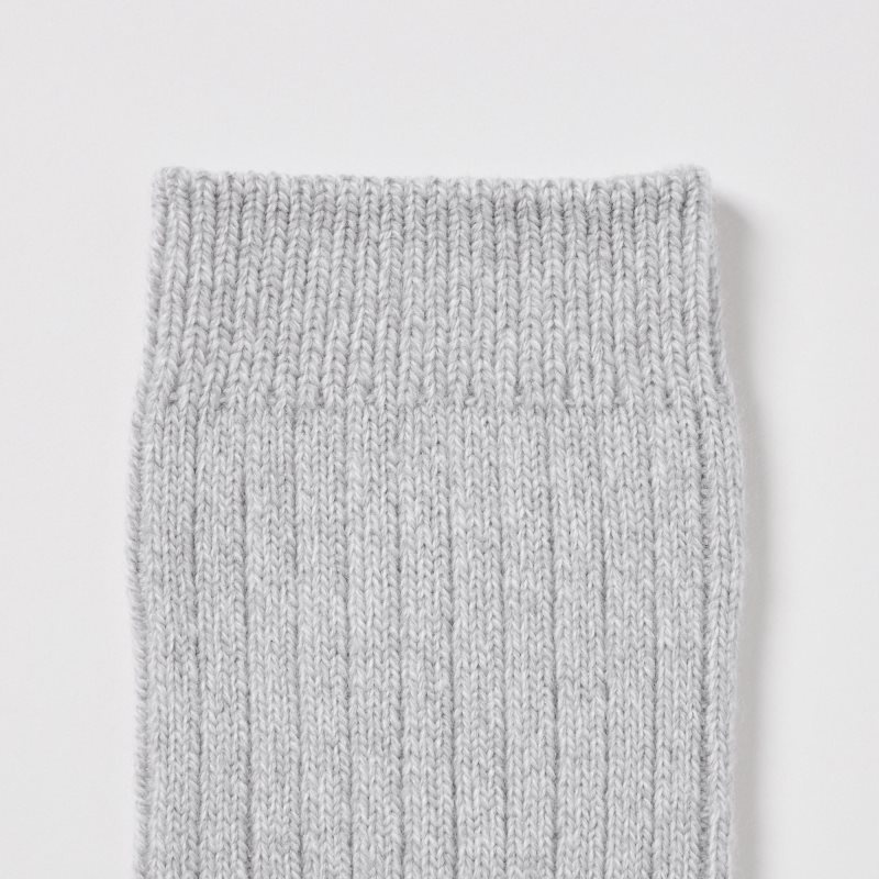 Black Women Uniqlo Heattech Ribbed Socks | USA QNXYC-7645