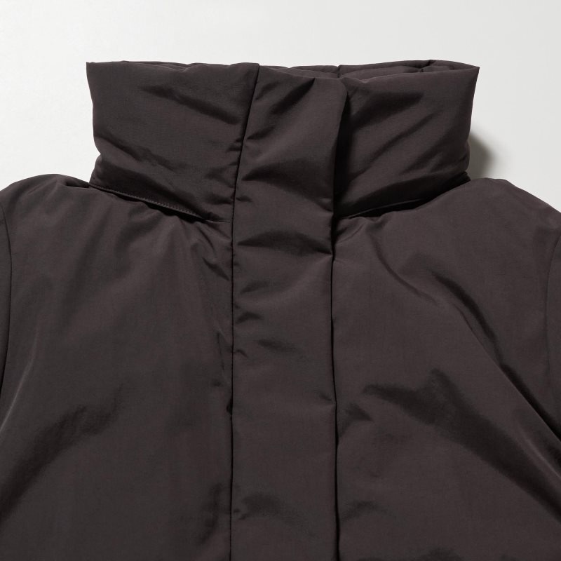 Black Women Uniqlo Hybrid Down Coats | USA GLNWI-1584