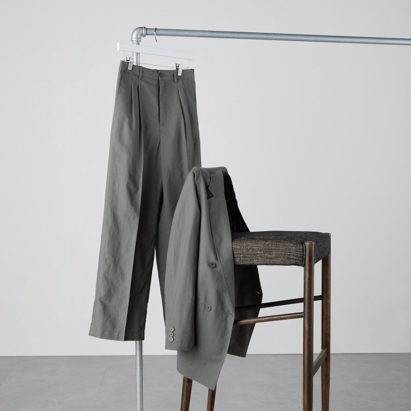 Black Women Uniqlo Linen Blend Tucked Wide Pants | USA ZAYXL-2185