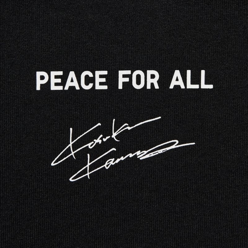 Black Women Uniqlo Peace For All (Kosuke Kawamura) (Short-sleeve Graphic) T Shirts | USA XDRPC-6058