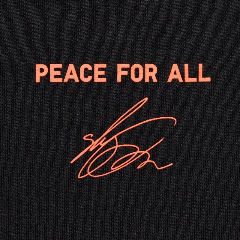 Black Women Uniqlo Peace For All (Shingo Kunieda) (Short Sleeve Graphic) T Shirts | USA SWKLM-2183