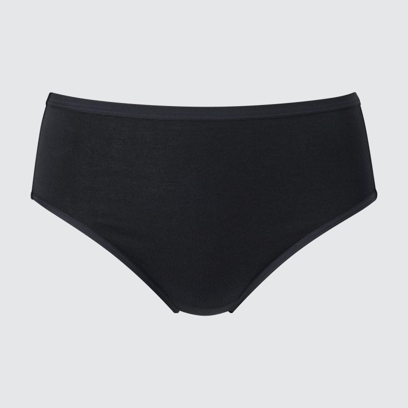 Black Women Uniqlo Plain High-rise Underwear | USA KPABE-6723