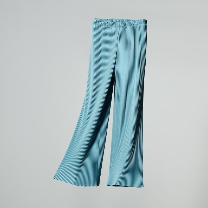 Black Women Uniqlo Pleated Straight Pants | USA UGFAW-5091