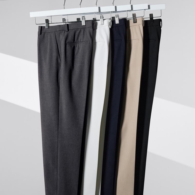 Black Women Uniqlo Smart Ankle (2-way Stretch) Pants | USA ZRDTK-9831