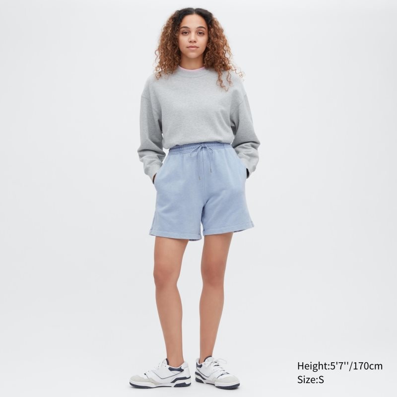 Black Women Uniqlo Sweat Shorts | USA QOXJM-2873