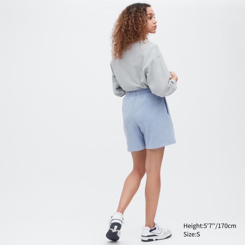 Black Women Uniqlo Sweat Shorts | USA QOXJM-2873