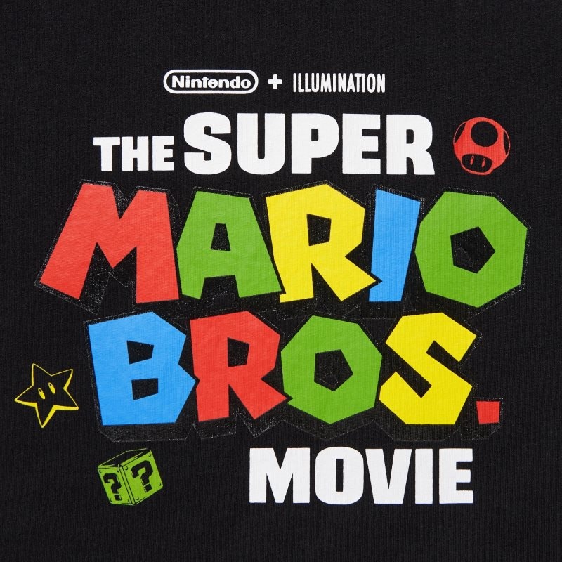 Black Women Uniqlo The Super Mario Bros. Movie Ut (Short Sleeve Graphic) T Shirts | USA MTSNA-2861