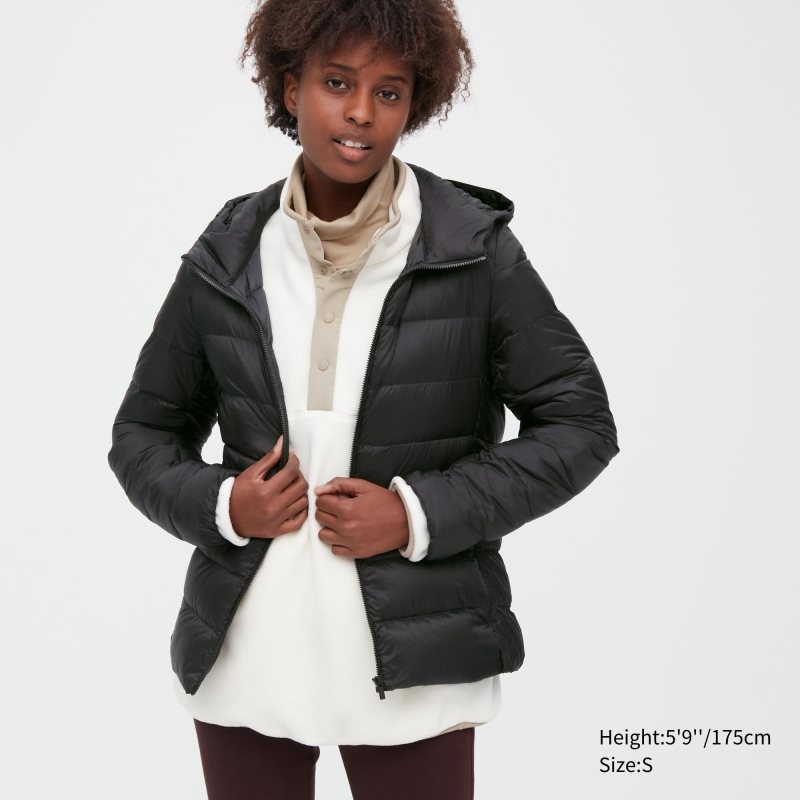 Black Women Uniqlo Ultra Light Down Parka | USA EYVHG-8160