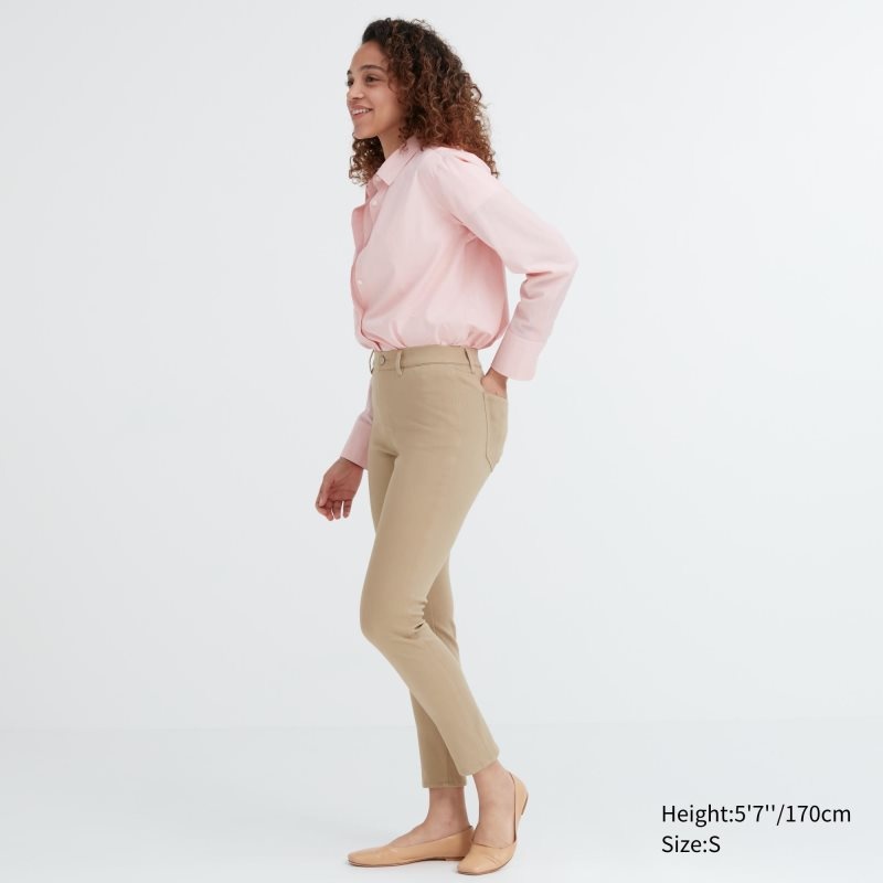 Black Women Uniqlo Ultra Stretch Leggings Pants | USA ZQLFV-1354