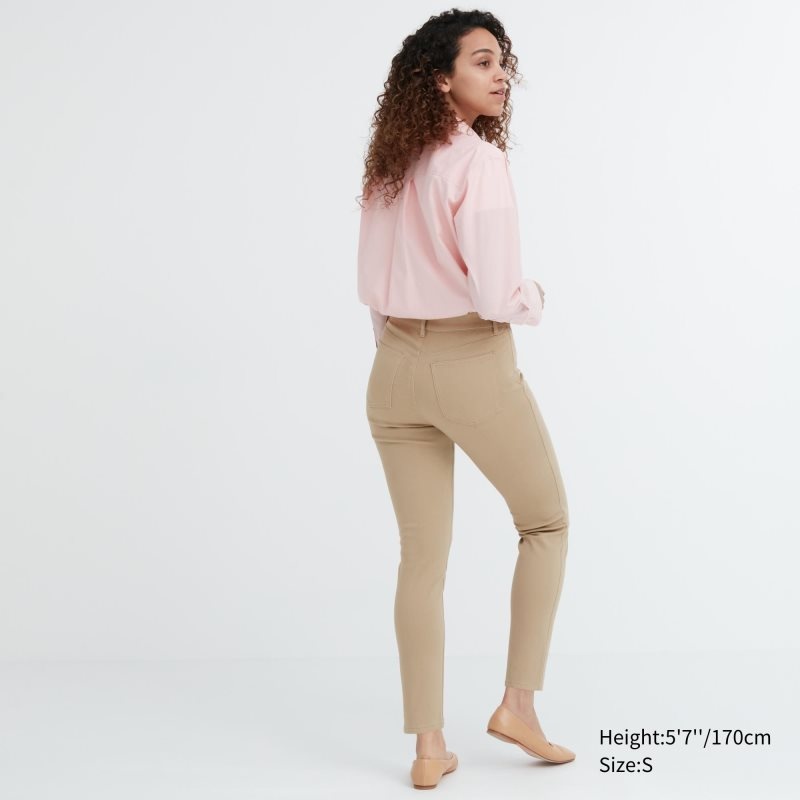 Black Women Uniqlo Ultra Stretch Leggings Pants | USA ZQLFV-1354