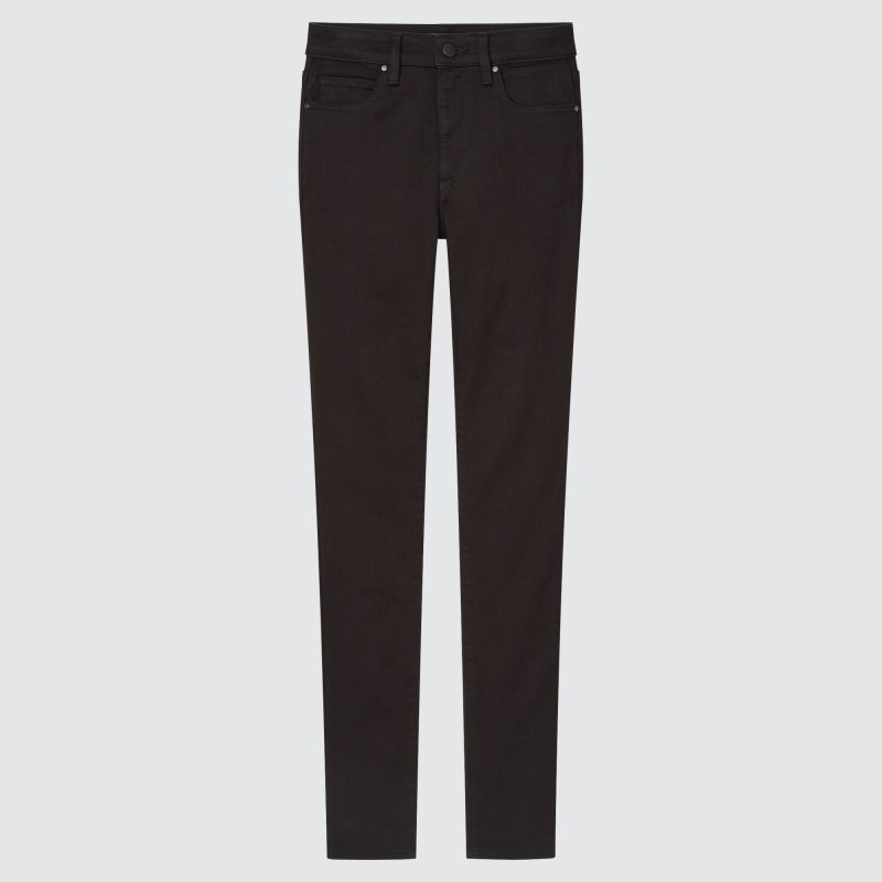 Black Women Uniqlo Ultra Stretch Skinny High-rise Jeans | USA ZROEB-9431