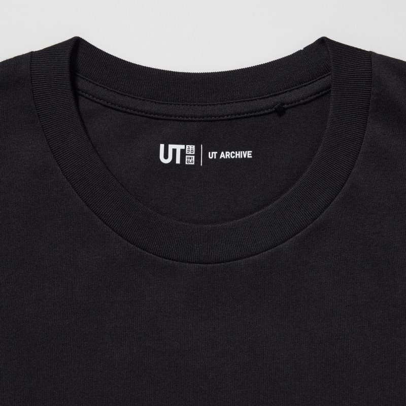 Black Women Uniqlo Ut Archive Ut (Bleach) (Short-sleeve Graphic) T Shirts | USA FEKUX-1392