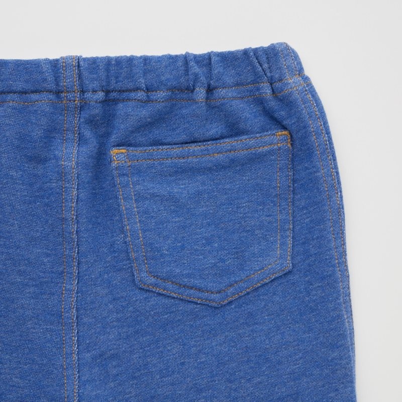 Blue Baby Uniqlo Full-length (Denim Like) Leggings | USA BVWAR-8471