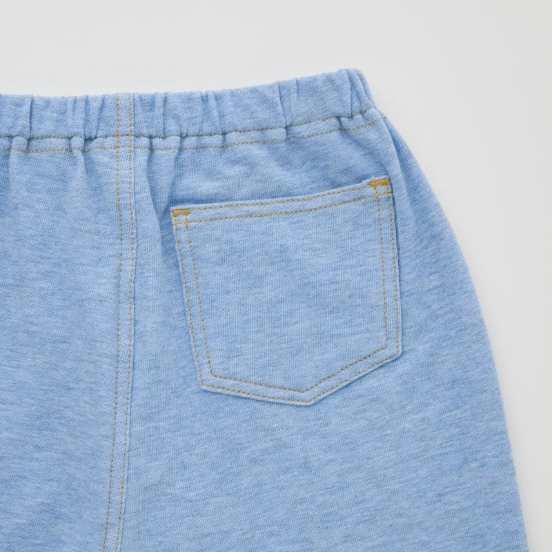 Blue Baby Uniqlo Relaxed-fit Cropped Leggings | USA TOAFN-9043