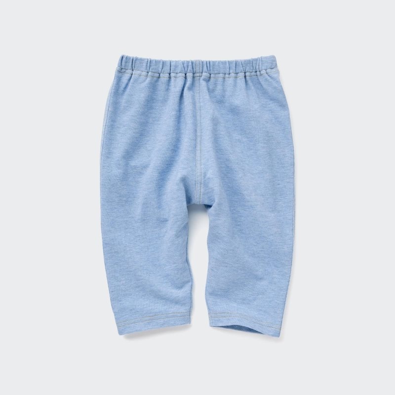 Blue Baby Uniqlo Relaxed-fit Cropped Leggings | USA TOAFN-9043