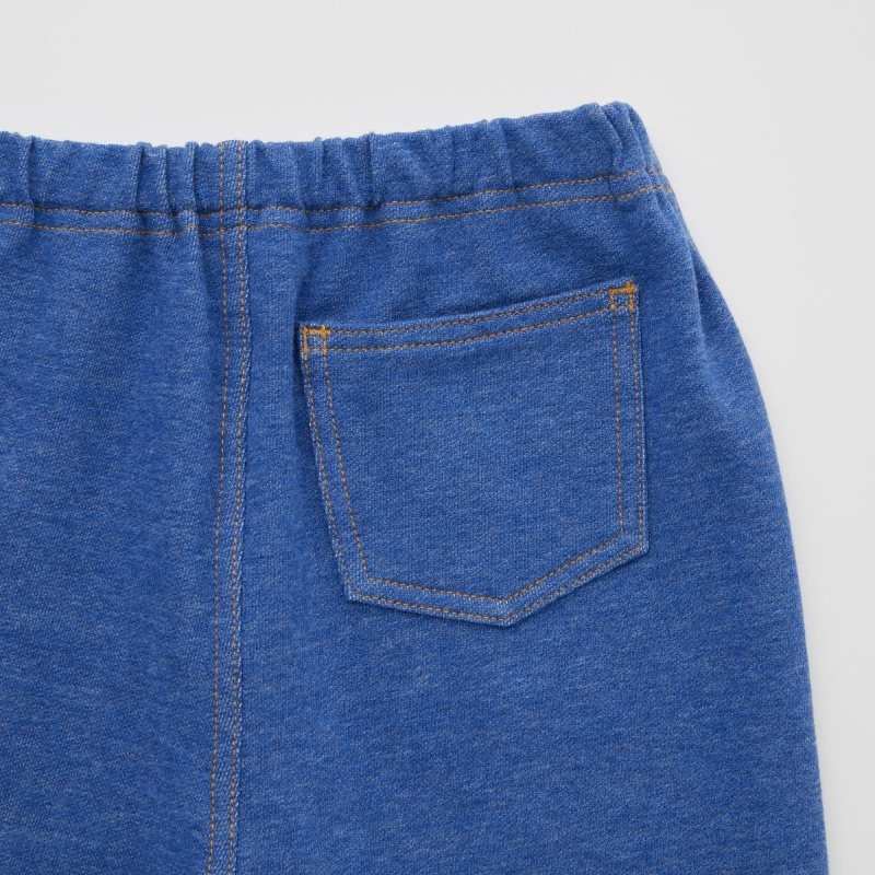 Blue Baby Uniqlo Relaxed-fit (Denim-like) Leggings | USA NMAYD-4512