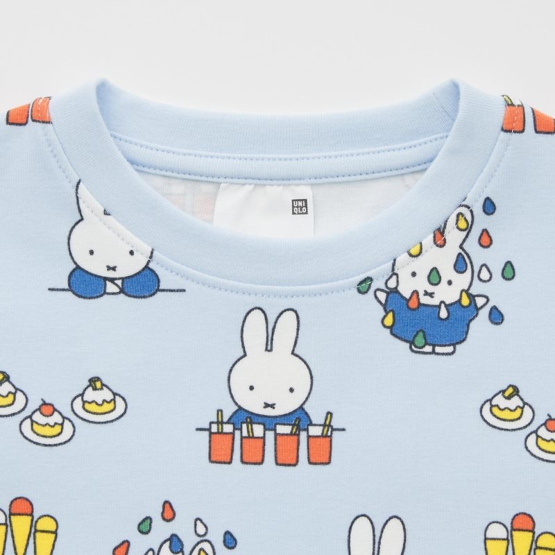 Blue Baby Uniqlo The Picture Book Long-sleeve (Miffy) Pajamas | USA TNDMG-6209