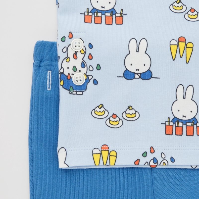 Blue Baby Uniqlo The Picture Book Long-sleeve (Miffy) Pajamas | USA TNDMG-6209