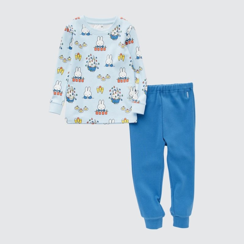 Blue Baby Uniqlo The Picture Book Long-sleeve (Miffy) Pajamas | USA TNDMG-6209