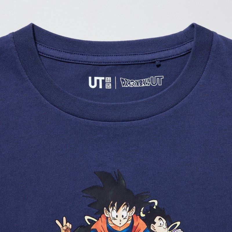 Blue Kids Uniqlo Dragon Ball Ut (Short-sleeve Graphic) T Shirts | USA ASLZI-4697