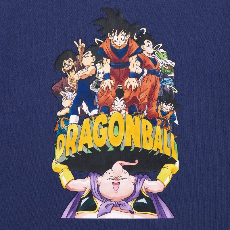 Blue Kids Uniqlo Dragon Ball Ut (Short-sleeve Graphic) T Shirts | USA ASLZI-4697