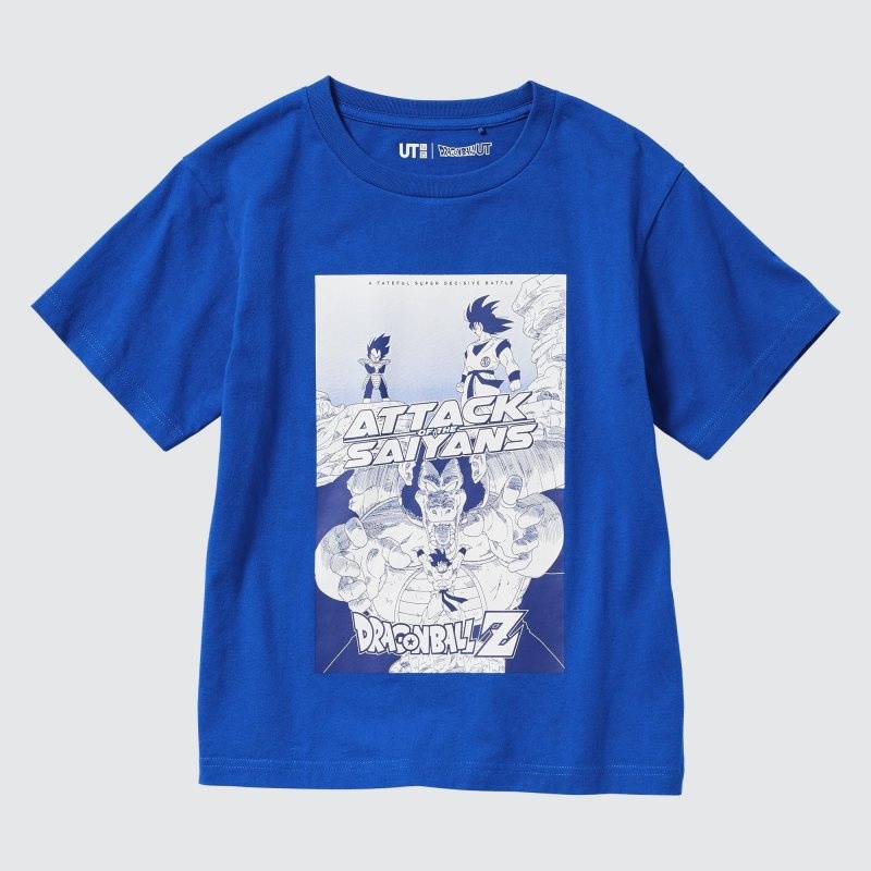 Blue Kids Uniqlo Dragon Ball Ut (Short-sleeve Graphic) T Shirts | USA JEYAS-2674