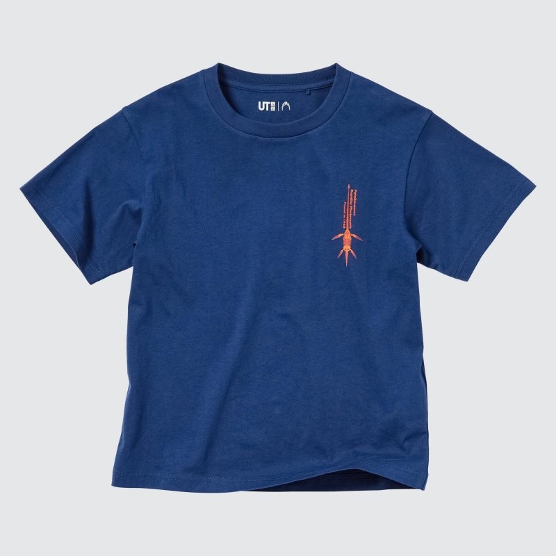 Blue Kids Uniqlo National Museum Of Nature And Science, Tokyo Ut (Short-sleeve Graphic) T Shirts | USA OPJYE-9234