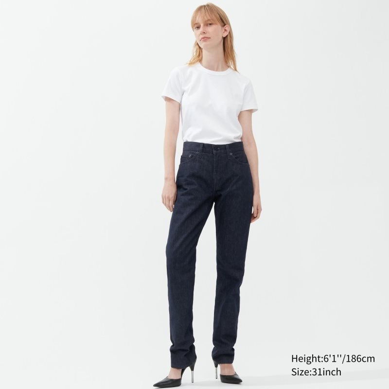 Blue Men Uniqlo Classic Cut (Helmut Lang) Jeans | USA TRGDW-9234