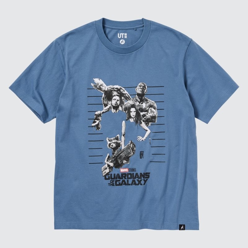 Blue Men Uniqlo Marvel Art Collection By Mondo Ut (Short Sleeve Graphic) T Shirts | USA IGOML-6824