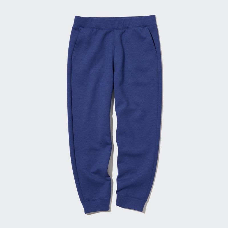 Blue Men Uniqlo Stretch Dry Sweatpants | USA LBPOU-0471