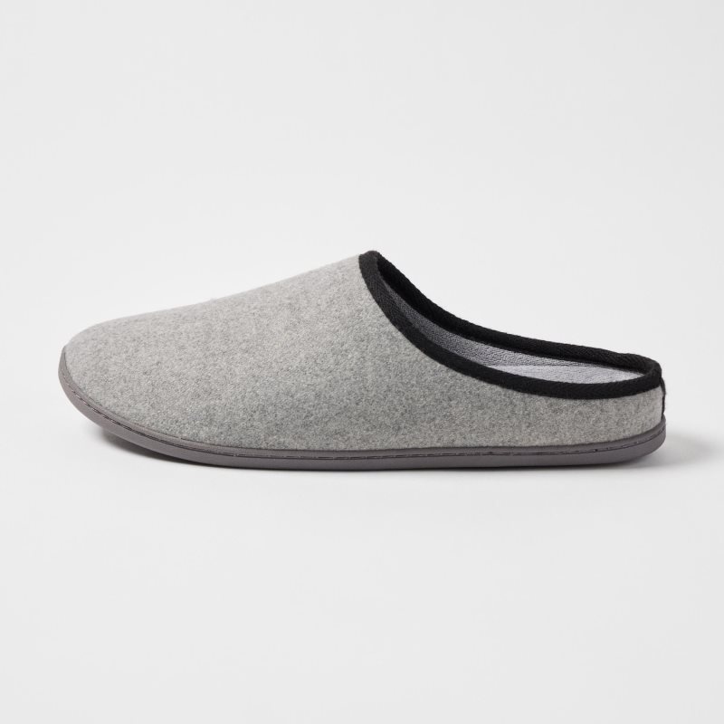 Blue Men Uniqlo Wool Like (Rubber Sole) Slippers | USA NQKTE-5348