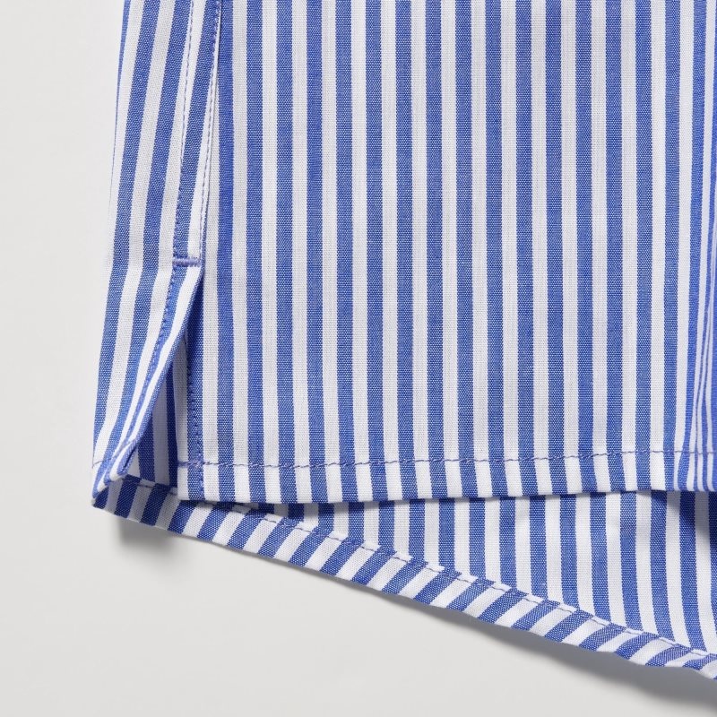 Blue Men Uniqlo Woven London Striped Trunks | USA GARTM-2684