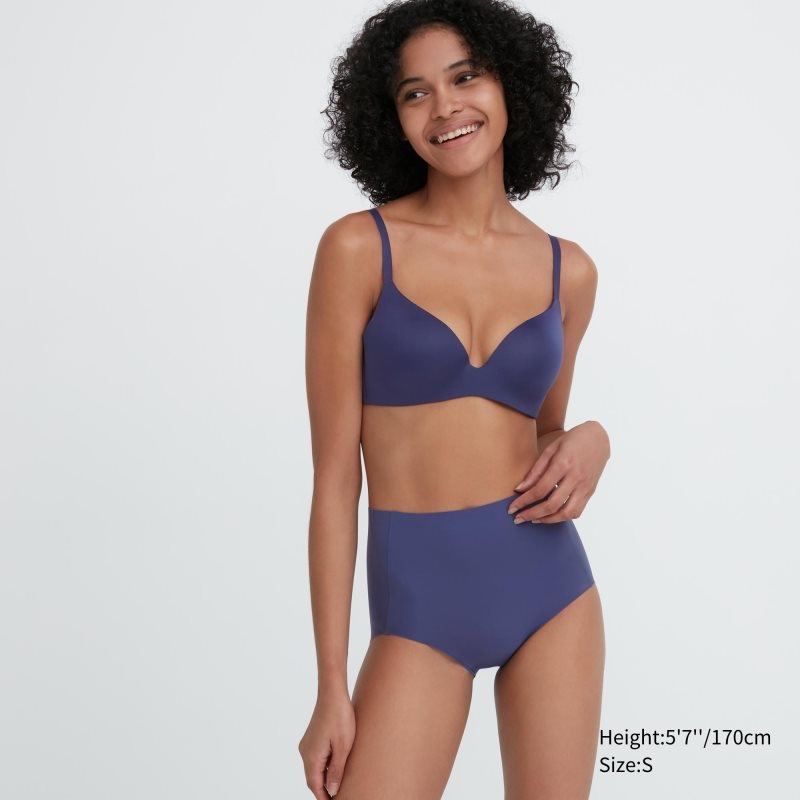 Blue Women Uniqlo Airism Ultra Seamless High-rise Underwear | USA KSVWP-1263