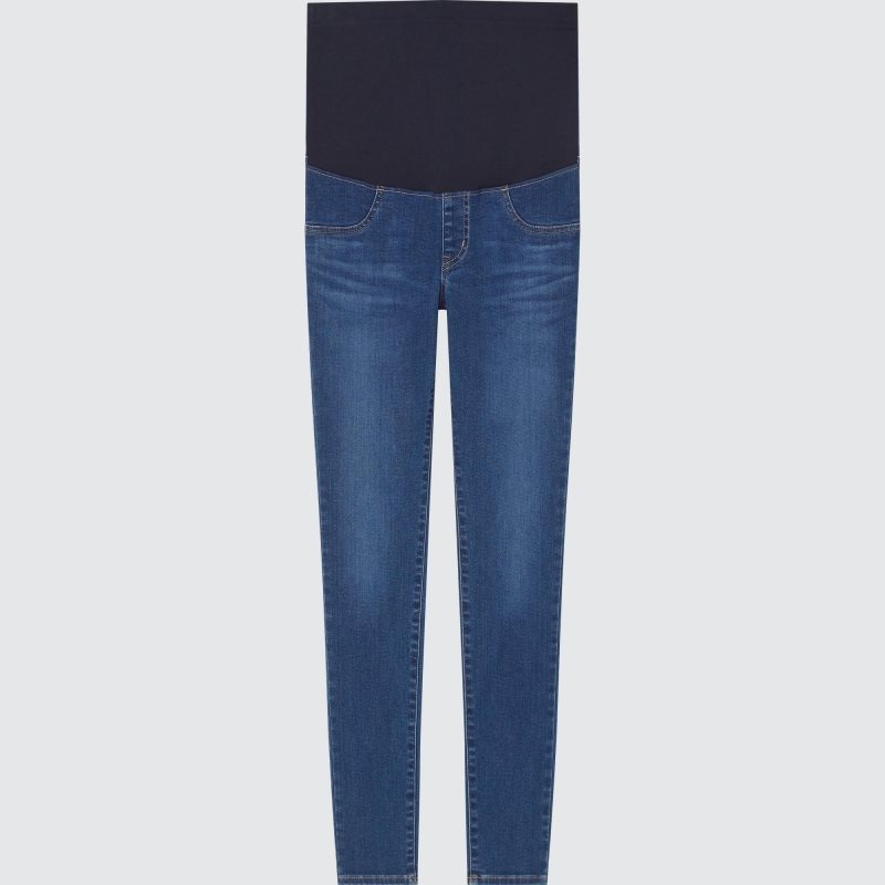 Blue Women Uniqlo Maternity Ultra Stretch Jeans | USA GLVUB-3206