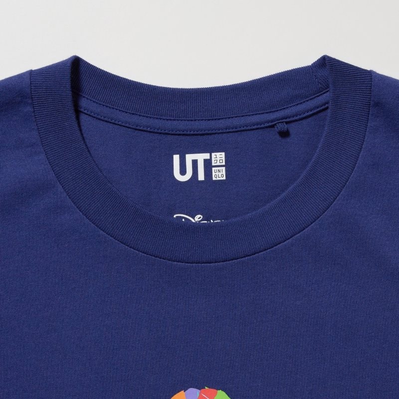 Blue Women Uniqlo Mickey Stands Ut (Short-sleeve Graphic) T Shirts | USA GPDSF-3024