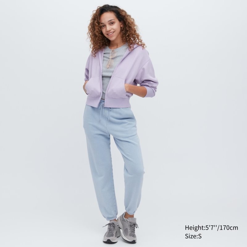 Blue Women Uniqlo Sweatpants Sweatpants | USA CVWNX-4298