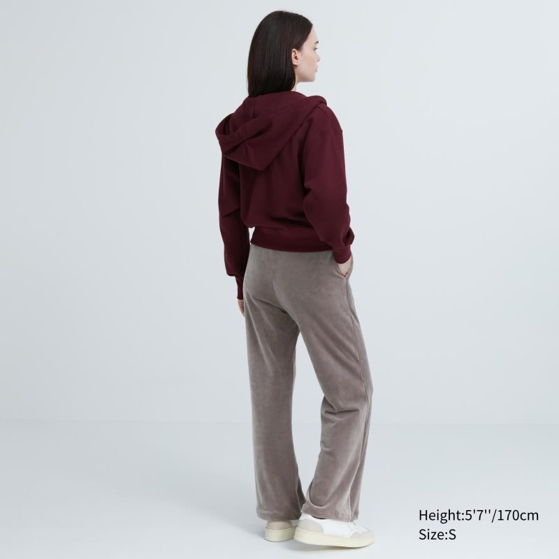 Blue Women Uniqlo Ultra Stretch Smooth Pants | USA DOUIB-4126